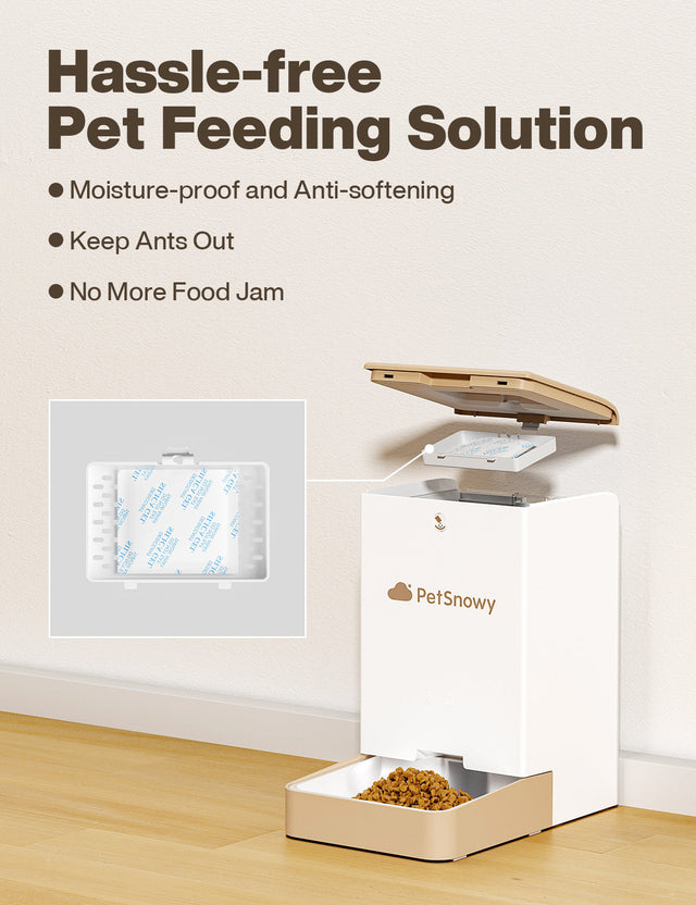 PetSnowy Ensemble mangeoire et fontaine automatiques pour animaux de compagnie